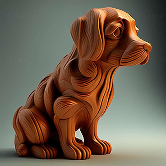 3D модель Пагль собака (STL)